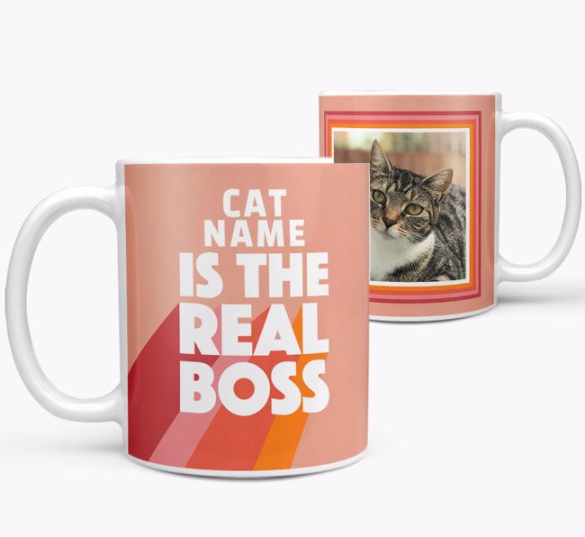 'Real Boss' - {breedCommonName} Photo Upload Mug